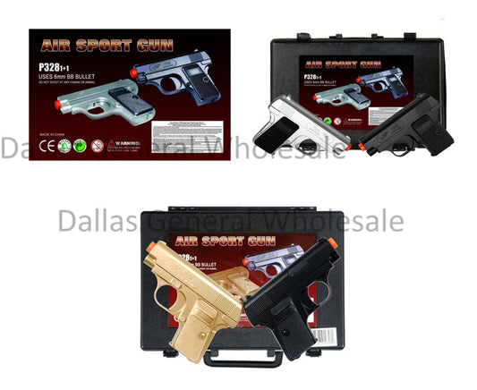 Bulk Buy Double Airsfot BB Guns Set Wholesale