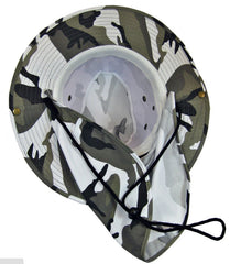 Bulk Camouflage Bucket Hats with Flap For Unisex