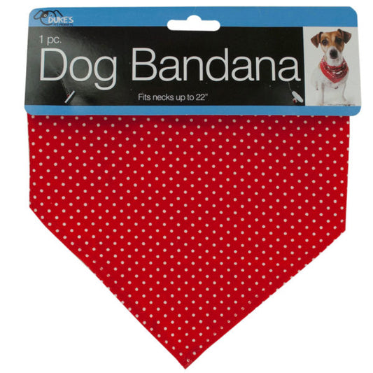 Polka Dot Dog Bandana with Snap Closure