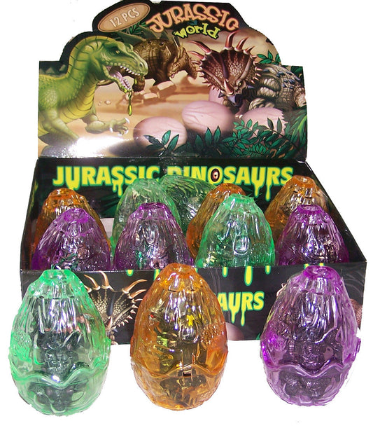 Jurassic World Dinosaur 3D Eggs (Sold By The Dozen) - Assorted