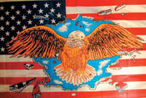 Buy AMERICAN EAGLE BREAKING THROUGH 3' X 5' FLAGBulk Price
