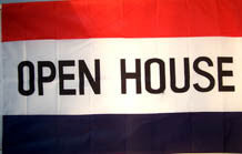 Buy OPEN HOUSE 3' X 5' FLAGBulk Price