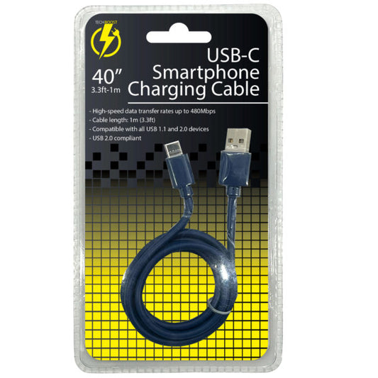 40 USB-C Smartphone Charging Cable