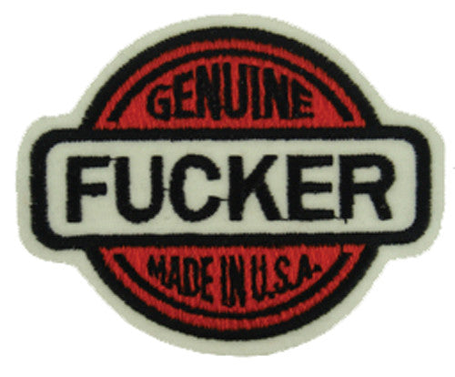 Wholesale GENUINE FUCKER 3 1/2 IN PATCH  (Sold by the piece)