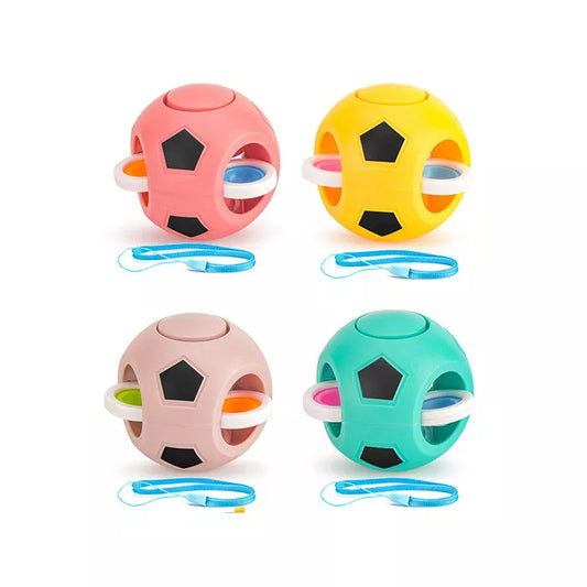 Football Bubble Gyro Fidget Toy