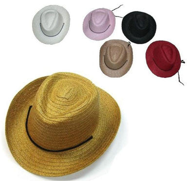 Wholesale KIDS ASSORTED COLOR COWBOY HATS  (Sold by the piece) *- CLOSEOUT NOW $1.50 EACH