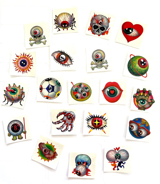 Wholesale MINI TATTOO'S EYE ASSORTMENT (Sold by the gross 144 PC )