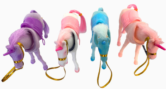 Unicorns with Bobbing Bobble Moving Heads - Enchanting Desk Decor (Sold By Piece)