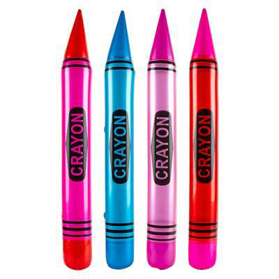 Wholesale Large Crayons Color Pen Child Toy | Birthday/Wedding Balloon Decoration Party 44inch  (Sold by the  piece or dozen)