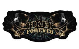 Wholesale BIKER FOREVER JUMBO BACK PATCH (Sold by the piece)