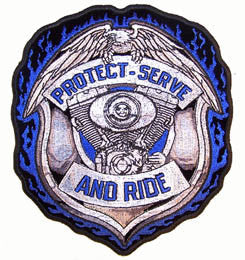 Wholesale PROTECT AND SERVE JUMBO 6 INCH PATCH (Sold by the piece)