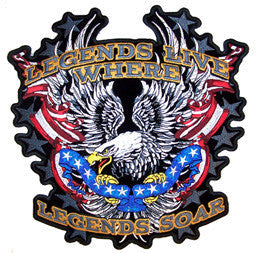 Wholesale LEGENDS SOAR JUMBO 11 INCH PATCH (Sold by the piece)