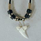Wholesale REAL SHARK TOOTH ROPE NECKLACES (Sold by the dozen)