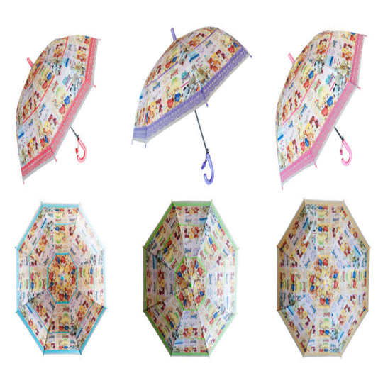 Little Kids Automatic Umbrellas-Bear Designs