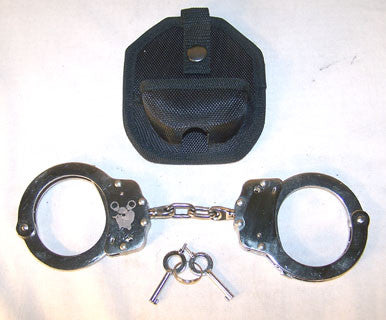 Buy DELUXE CHAINED CHROME POLICE HANDCUFFS Bulk Price