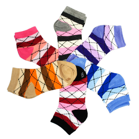 Cotton Casual Ankle Socks For Ladies Bulk