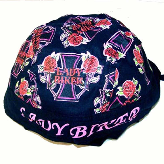 Wholesale Lady Biker Bandana Cap/Dorag Hat - Stylish and Versatile Headwear for Women(Sold by the dozen)
