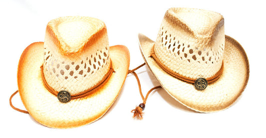 Bulk Buy Little Kids Straw Cowboy Hats