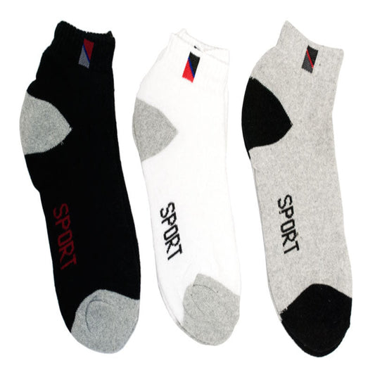 Bulk Buy Men's Cotton Casual Ankle Socks