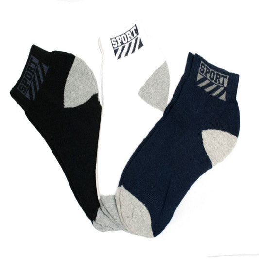Bulk Buy Men Cotton Sports Ankle Socks