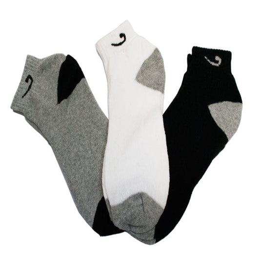 Bulk Buy Men's Cotton Sports Socks-Check Design