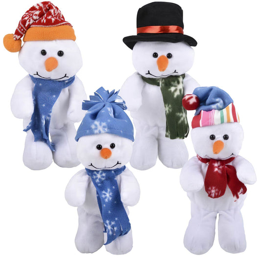Plush Snowman For Kids In Bulk- Assorted