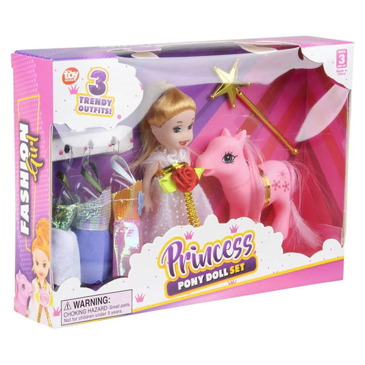 Wholesale Princess Pony Doll Girls Set
