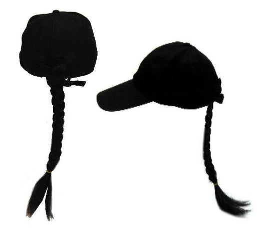 Wholesale BLACK BRAID BASEBALL HAT (Sold by the piece)