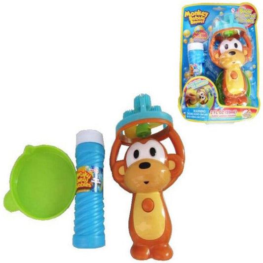 Wholesale Monkey Hand-Held Bubble Gun | Battery Operated Bubble Blower Machine ( sold by the piece )