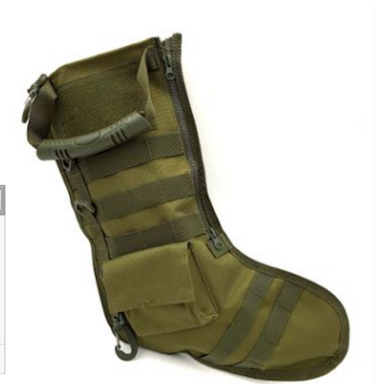 Buy Tactical Military Style Christmas Stocking with Zippers and Pockets!Bulk Price
