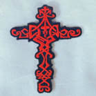 Buy KNOTTED CROSS 4 INCHPATCH -* CLOSEOUT AS LOW AS 75 CENTS EABulk Price