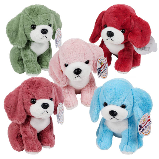 Plush Colorful Puppy Dog For Kids In Bulk- Assorted