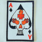 Buy ACE SKULL 4 INCH PATCH (Sold by the Dozen OR piece) * CLOSEOUT AS LOW AS 75 CENTS EABulk Price