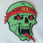Buy HD GREEN SKULL 4 INCH PATCH*- CLOSEOUT AS LOW AS $1 EABulk Price