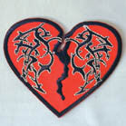 Buy BROKEN HEART 3 INCH PATCH ( Sold by the piece or dozen *- CLOSEOUT AS LOW AS 50 CENTS EABulk Price