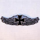 Buy IRON CROSS WINGS 4 INCH PATCH ( Sold by the piece or dozen *- CLOSEOUT AS LOW AS 50 CENTS EABulk Price