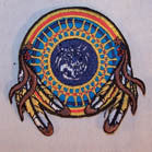 Buy WOLF DREAM CATCHER 3 inch PATCH -* CLOSEOUT AS LOW AS .75 CENTS EABulk Price