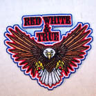 Wholesale RED WHITE & TRUE 4 INCH  PATCH (Sold by the piece) CLOSEOUT AS LOW AS .75 CENTS EA