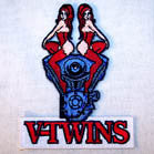 Buy V TWINS 4 INCH PATCH CLOSOUT AS LOW AS 75 CENTSBulk Price