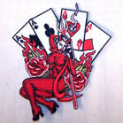 Buy DEVIL BABE CARDS 4 IN PATCH CLOSEOUT AS LOW AS 75 CENTS EABulk Price