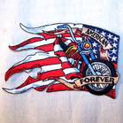 Buy AMERICAN FOREVER BIKE 4 INCH PATCH ( Sold by the piece or dozen *- CLOSEOUT AS LOW AS 75 CENTS EABulk Price