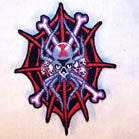 Wholesale SPIDER SKULL PATCH (Sold by the piece)