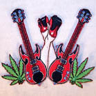 Wholesale SEX DRUGS ROCK & ROLL 4 INCH PATCH (Sold by the piece  or dozen ) -* CLOSEOUT NOW AS LOW AS 75 CENTS EA