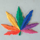 Wholesale MULTIPLE COLOR POT / marijuana LEAF 3 IN PATCH ( Sold by the piece or dozen ) *- CLOSEOUT AS LOW AS 75 CENTS EA