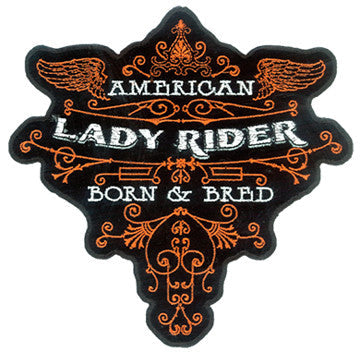 Wholesale LADY BIKER BORN BREED PATCH (Sold by the piece)
