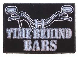 Wholesale TIME BEHIND BARS PATCH (Sold by the piece)