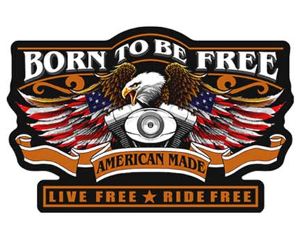Wholesale BORN TO BE FREE PATCH (Sold by the piece)
