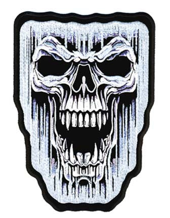Wholesale ICICLE SKULL PATCH (Sold by the piece)
