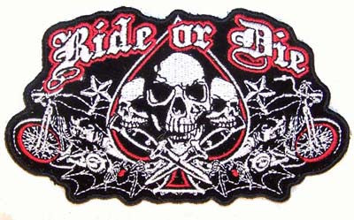 Wholesale RIDE OR DIE SPADE PATCH (Sold by the piece)