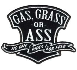 Wholesale GAS GRASS OR ASS 4 INCH PATCH (Sold by the piece)